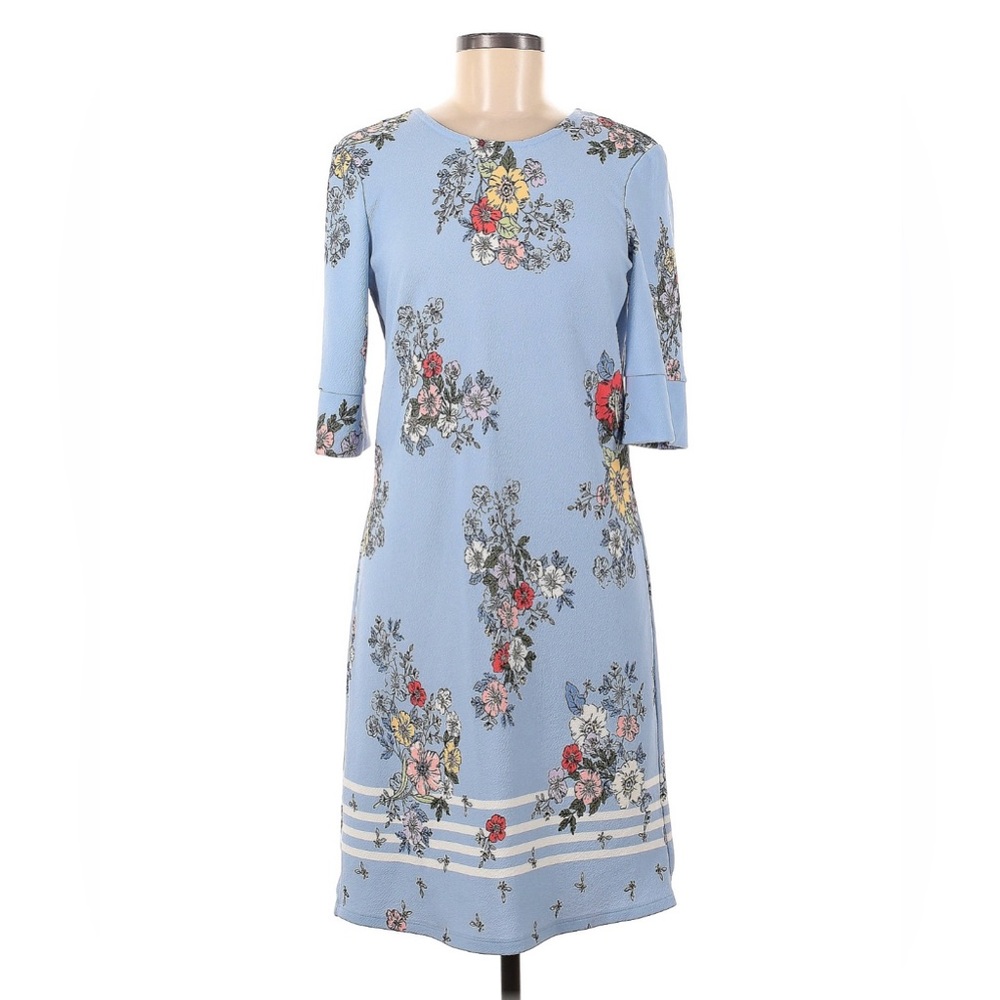 Floral Blue Dress